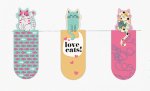Magnetic Bookmark Love Cats