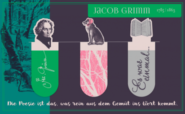 Magnetbokmrke Jacob Grimm
