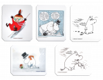 Ice scraper Moomin assortment, 5 x 2pcs