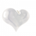 Reflector Heart White