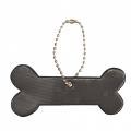 Reflector Dog bone black, Karin Mannerstal