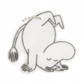 Reflector Moomin headstanding