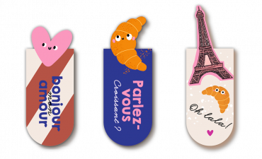 Magnetbokm�rke Paris Mon amour