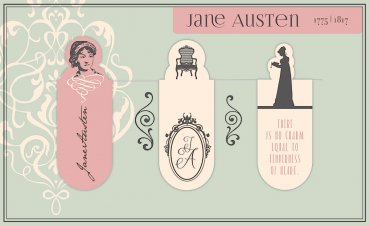 Magnetbokmrke Jane Austen