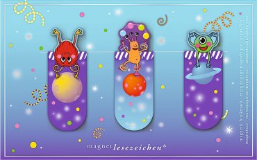 Magnetbokm�rke Monster
