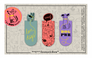 Magnetbokm�rke Dog Lover