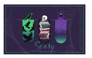 Magnetbokm�rke Scary