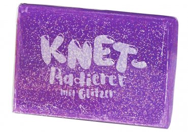 Suddgummi Knet glitter