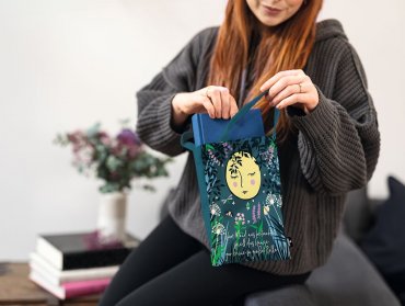 Tygkasse Pocket Sun