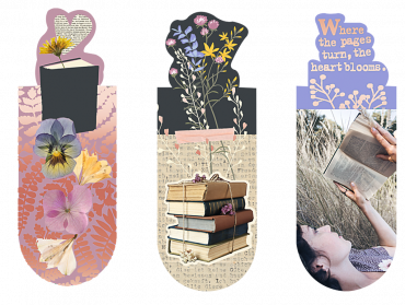 Magnetbokm�rke Reading in the Garden