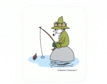 Isskrapa Snusmumriken fiskar (mumin)