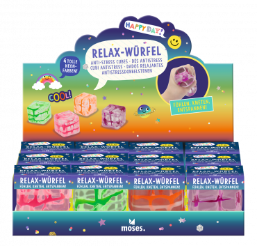 Anti-stressboll Happy Day relaxkub
