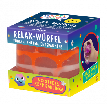 Anti-stressboll Happy Day relaxkub