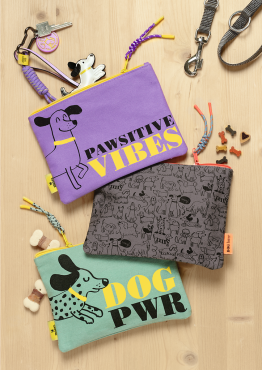 Sm� tygv�skor Dog Lover i set