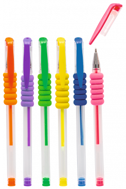 Pennor i 5-pack, Neon