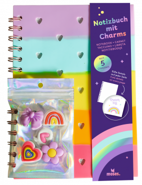 Anteckningsbok med charms