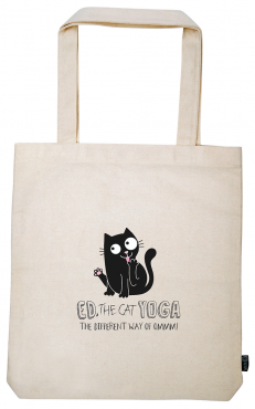 Ed the Cat Tygkasse Cat yoga