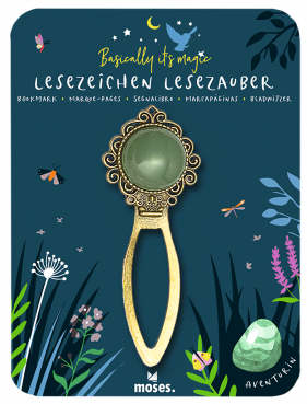 Bokm�rke i metall med halv�delstenar