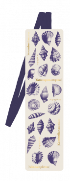 Bokm�rke med band Seashells
