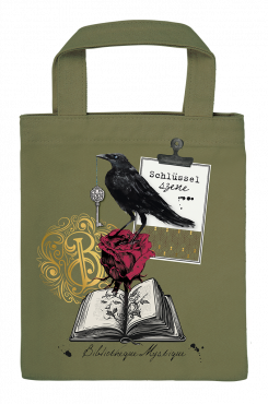 Tygkasse Pocket Dark Rose
