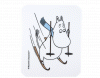 Isskrapa Mumin �ker skidor