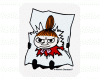 Isskrapa Lilla My i papper (mumin)