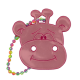 Reflex Affe Giraff rosa