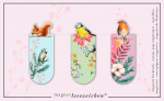 Magnetbokm�rke Romantic Birds