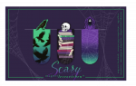 Magnetbokm�rke Scary