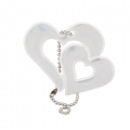 Reflector Pair of Hearts White