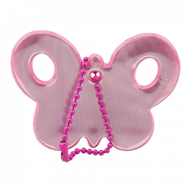 Reflector Butterfly Pink