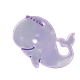Reflector Whale purple