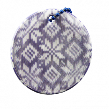 Reflector Knit motif round