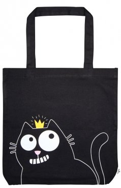 Ed the Cat Shopping Bag - Crown (Cotton)
